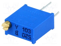Potentiometer: mounting; multiturn; 10kΩ; 500mW; THT; ±10%; linear