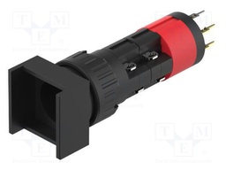 Switch: body; 16mm; Stabl.pos: 2; NC x2 + NO x2; Pos: 2; 51