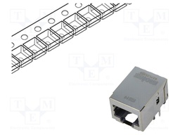 Socket; RJ45; MXMag; PIN: 8; shielded,with isolation transformer