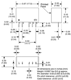 Converter: DC/DC; 12VDC