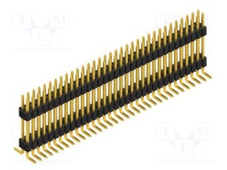 Connector: pin strips; pin header; male; PIN: 66; 1.27mm; SMT; 2x33