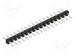 Connector: pin strips; pin header; male; PIN: 17; 2.54mm; SMT; 1x17