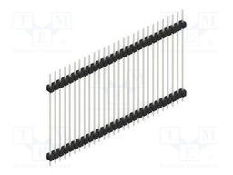 Connector: pin strips; pin header; male; PIN: 28; 2.54mm; THT; 1x28