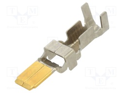 Contact; male; gold-plated; 12AWG÷10AWG; crimped; for cable; DF60