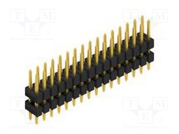 Connector: pin strips; pin header; male; PIN: 32; 2.54mm; THT; 2x16