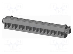 Connector: pluggable terminal block; plug; female; straight; grey