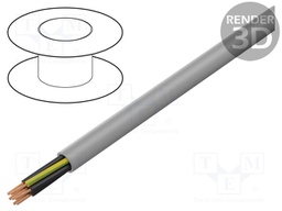 Wire; MEGAFLEX®500; 7G0,5mm2; unshielded; 300/500V; LSZH; Cu; grey
