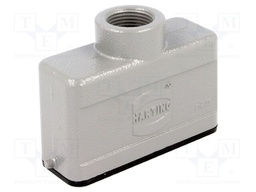 Enclosure: for Han connectors; Han; size 16A; for cable; straight