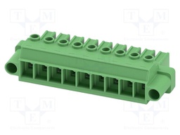 PCB connector, nominal cross section: 6 mm?, color: green, n