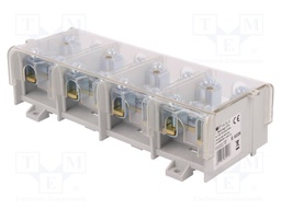 Terminal block; screw terminal; ways: 4; 95mm2; Colour: grey; 232A