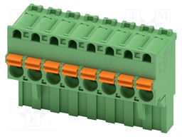 PCB connector, nominal cross section: 2.5 mm?, color: green,