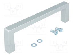Handle; Mat: aluminium; grey; H: 40mm; L: 146.5mm; W: 12.2mm