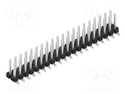 Connector: pin strips; pin header; male; PIN: 40; 2.54mm; SMT; 2x20