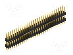 Connector: pin strips; pin header; male; PIN: 56; 2.54mm; THT; 2x28