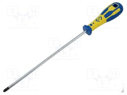 Screwdriver; Pozidriv®; Size: PZ2; Blade length: 250mm