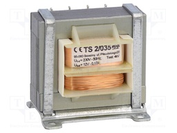 Transformer: mains; 2VA; 230VAC; 12V; 0.17A; Leads: for PCB; IP00