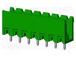 Connector: pluggable terminal block; socket; male; straight; THT