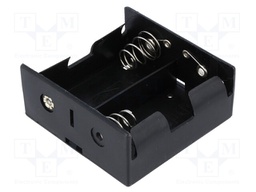 Holder; Leads: 6F22 type; Size: D,R20; Batt.no: 2