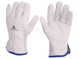 Protective gloves; Size: 10; natural leather; FBN49