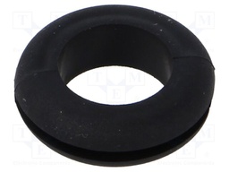 Grommet; black; UL94HB; TPR