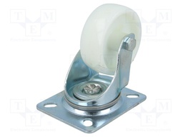 Transport wheel; Ø: 80mm; W: 32mm; H: 105mm; torsional; 110kg