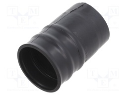 Heat shrink boot; glueless,straight; L: 99mm; black; elastomer