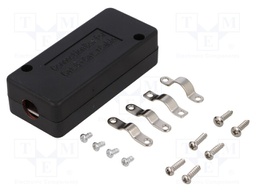 Coupler; Cat: 5,5e,6,6a,7,7a; shielded; 22AWG÷26AWG; Colour: black