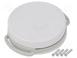 Enclosure: multipurpose; Z: 13mm; light grey; V: with holder