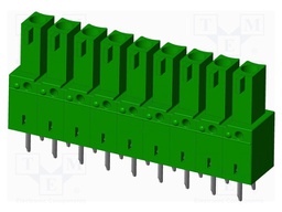 Connector: pluggable terminal block; socket; female; straight