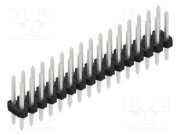 Connector: pin strips; pin header; male; PIN: 32; 2mm; THT; 2x16