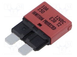 Fuse: fuse; 10A; 14VDC; automotive; 20.5mm