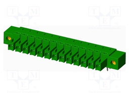 Connector: pluggable terminal block; socket; female; angled 90°