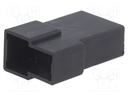 Terminals cover; male; for push-on 6.3mm connectors with lock