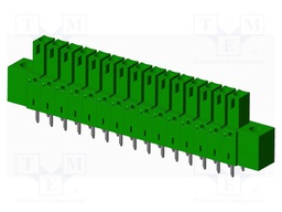 Connector: pluggable terminal block; socket; female; straight