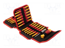 Kit: screwdrivers; insulated; 1kVAC; Size: XZN M4,XZN M5,XZN M6
