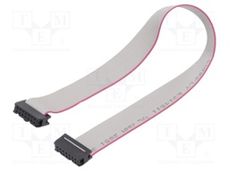 Ribbon cable with IDC connectors; 14x28AWG; Cable ph: 1.27mm