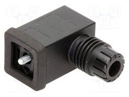 Connector: valve connector; plug; form C; 8mm; female; PIN: 3; mPm