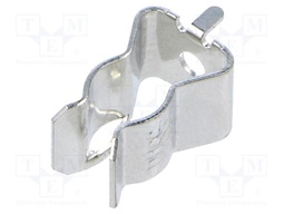 Fuse clips; THT; 5mm; Plating: tinned; Contacts: brass; 1AXXXX