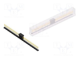 Connector: pin strips; pin header; male; PIN: 34; 2.54mm; SMT; 1x34