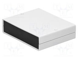Enclosure: with panel; X: 140mm; Y: 110mm; Z: 35mm; ABS; light grey