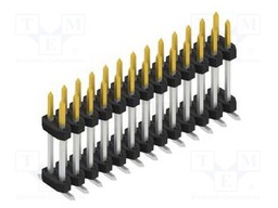 Connector: pin strips; pin header; male; PIN: 26; 2mm; SMT; 2x13
