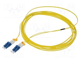 Fiber patch cord; OS2; LC/UPC,both sides; 5m; LSZH; yellow