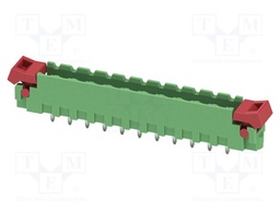 PCB headers, nominal cross section: 2.5 mm?, color: green, n