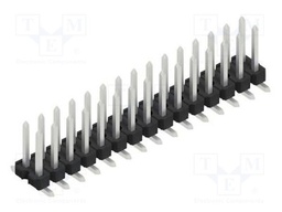 Connector: pin strips; pin header; male; PIN: 30; 2.54mm; SMT; 2x15