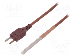 T-type temperature probe; -60÷200°C; Probe dia: 4mm; Len: 3m