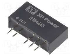 Isolated Board Mount DC/DC Converter, 1kV Isolation, ITE, 2 Output, 2 W, 24 V, 42 mA, -24 V