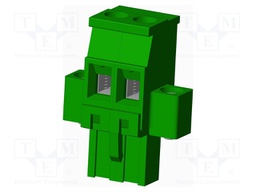 Connector: pluggable terminal block; plug; female; angled 90°