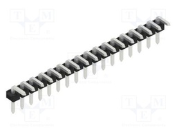 Connector: pin strips; pin header; male; PIN: 17; 2.54mm; THT; 1x17