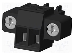 Connector: pluggable terminal block; plug; female; straight; 300V