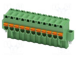 PCB connector, nominal cross section: 2.5 mm?, color: green,